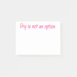 Torkning är inte en alternativtext post-it block