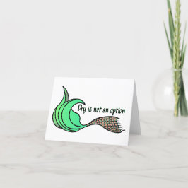 Torkning är inte ett tillvalskort för Orange/Grönt Tack Kort