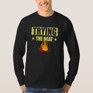 Torkning av den heta Chipotle Squad Spicy Food Fla T Shirt
