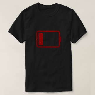 Torkning Battery Funny Glitter T Shirt