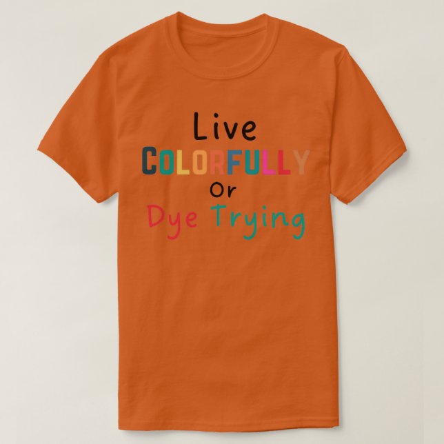 Torkning i färgen eller färgen3 t shirt (Design framsida)