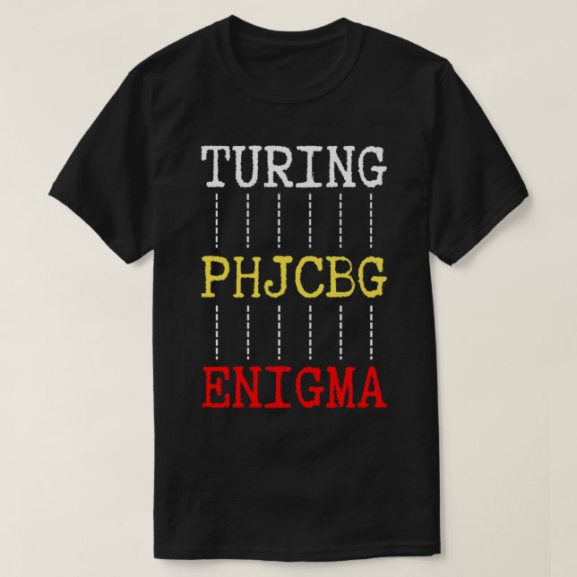 Torkning och Enigma T Shirt (Design framsida)