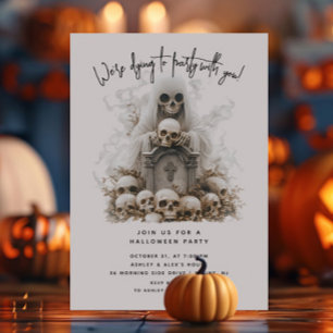 Torkning till Party Halloween Inbjudningar