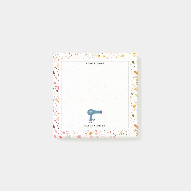 Torktumlare för Mönster Post-it Block (Framsida)