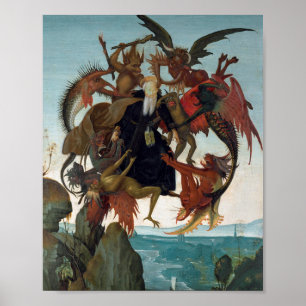 Torment St Anthony Michelangelo Buonarroti Poster