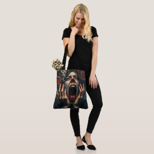 Tormented Woman Haunting Skräm All-over-Print Tygkasse