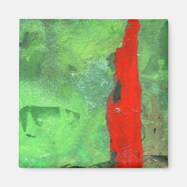 "Torn #1" Abstrakt Art Magnet (Framsidan)