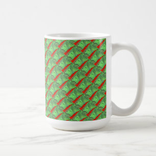 "Torn #1-färgad" Abstrakt design Mugg