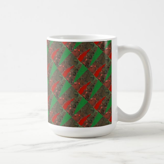 "Torn #2-färgad" Abstrakt design Mugg (Höger)