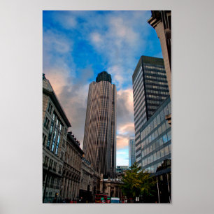 Torn 42 Tidigare Natwest Byggnad London UK Poster
