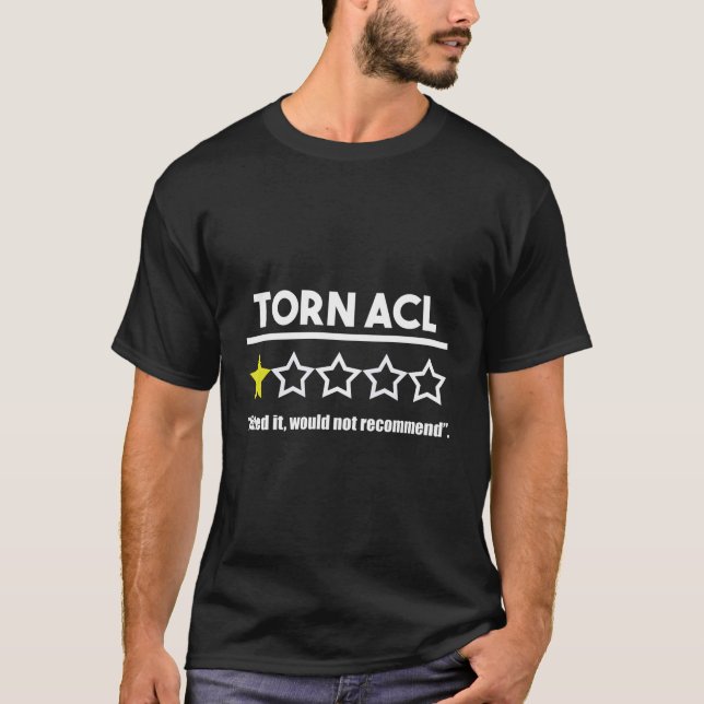 Torn Acl One Star skulle inte komma i fråga T Shirt (Framsida)