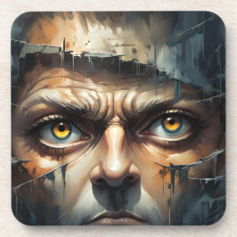 TORN ANSIKTE MAN ÖGON UNDERLÄGG