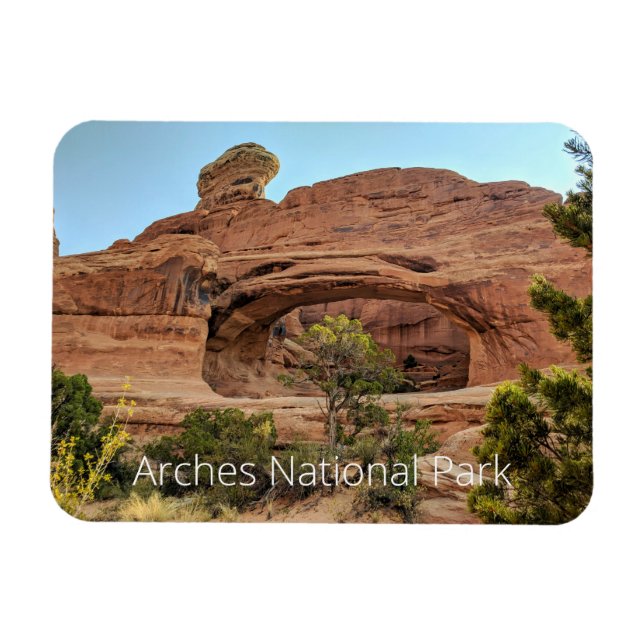 Torn Arch, Arches National Park, Utah Magnet (Horisontell)