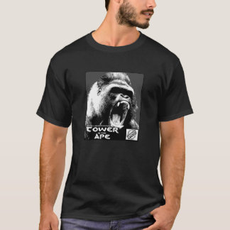 Torn av apamörken t-shirt