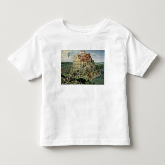 Torn av Babel, 1563 (olja på panel) T Shirt (Framsida)