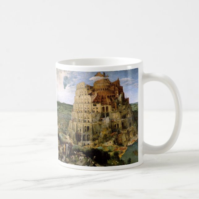 Torn av Babel Kaffemugg (Höger)