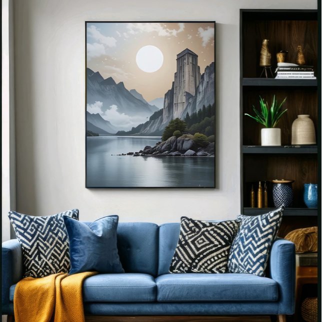 Torn av evig tystnad canvastryck (Skapare uppladdad)