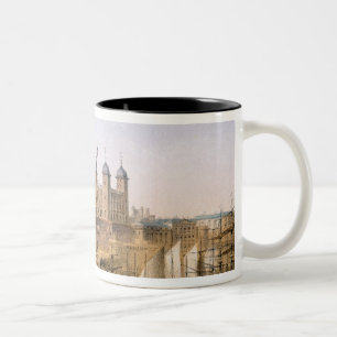Torn av London, c.1862 (färglithoen) Två-Tonad Mugg