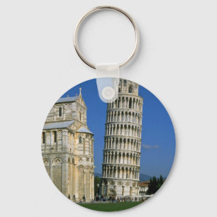 Torn av Pisa, italien Nyckelring