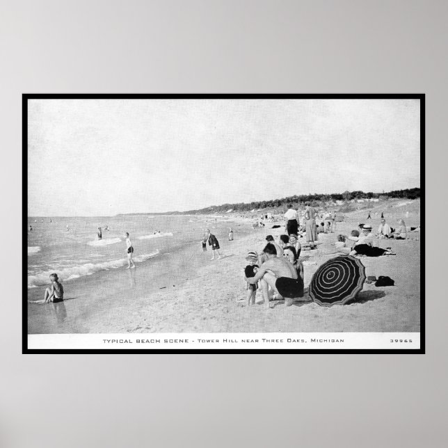 Torn Backe nära tre Oaks, Michigan Poster (Framsidan)