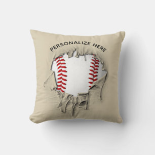 Torn Baseball Dekorativ kudde