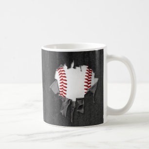 Torn Baseball Kaffemugg
