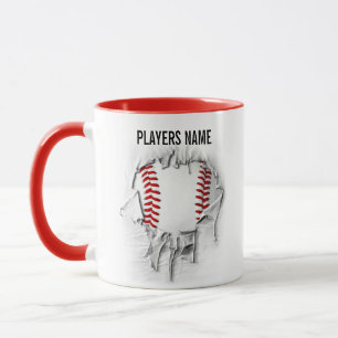 Torn Baseball Mugg