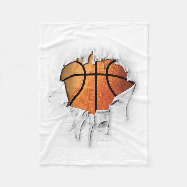 Torn Basketball Fleece Blanket (Framsidan)