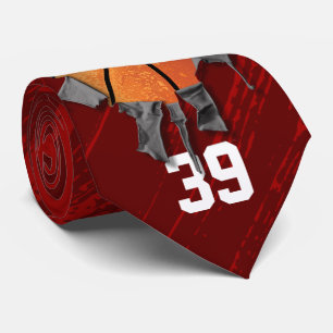 Torn Basketball (Personlig) Neck Tie Slips