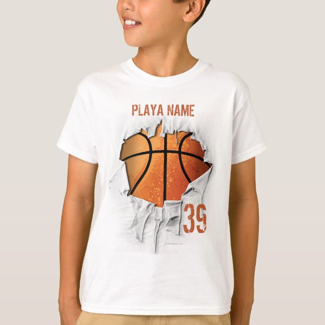 Torn Basketball T-shirt (Framsida)