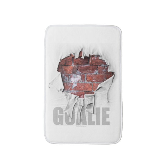 Torn Brick Wall Goalie (Fotboll) Badrumsmatta (Framsidan (Vertikal))