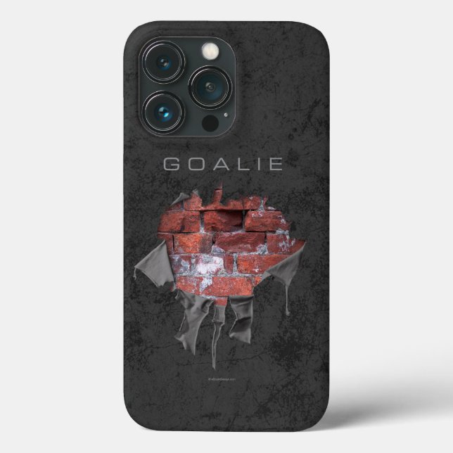 Torn Brick Wall Goalie (Fotboll) Fodral-Mate iPhon (Baksida)