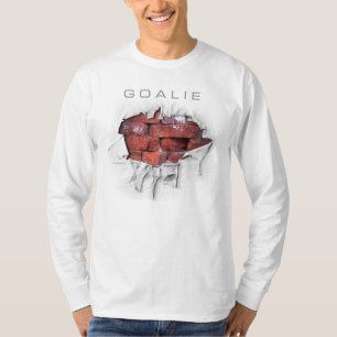 Torn Brick Wall Goalie (Fotboll) T-Shirt
