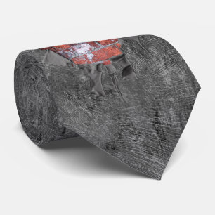 Torn Brick Wall Goalie (Hockey) Neck Tie Slips