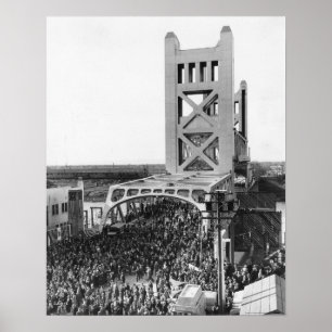 Torn Bridge 1935 Photo Poster