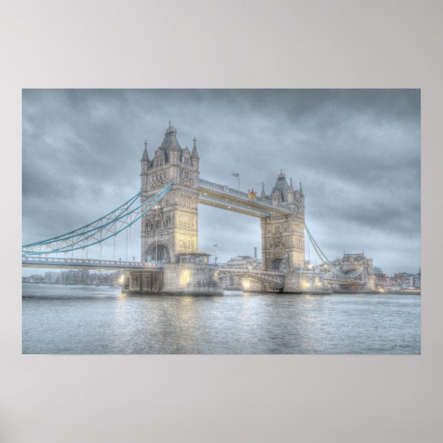Torn Bridge i London Poster (Framsidan)