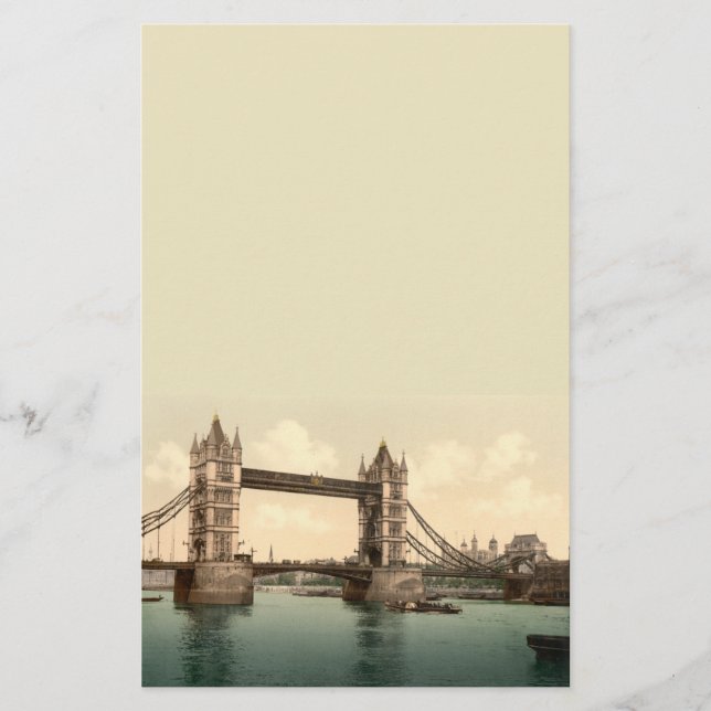 Torn Bridge II, London, England Brevpapper (Framsida)