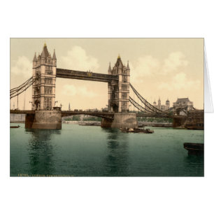 Torn Bridge II, London, England Hälsningskort