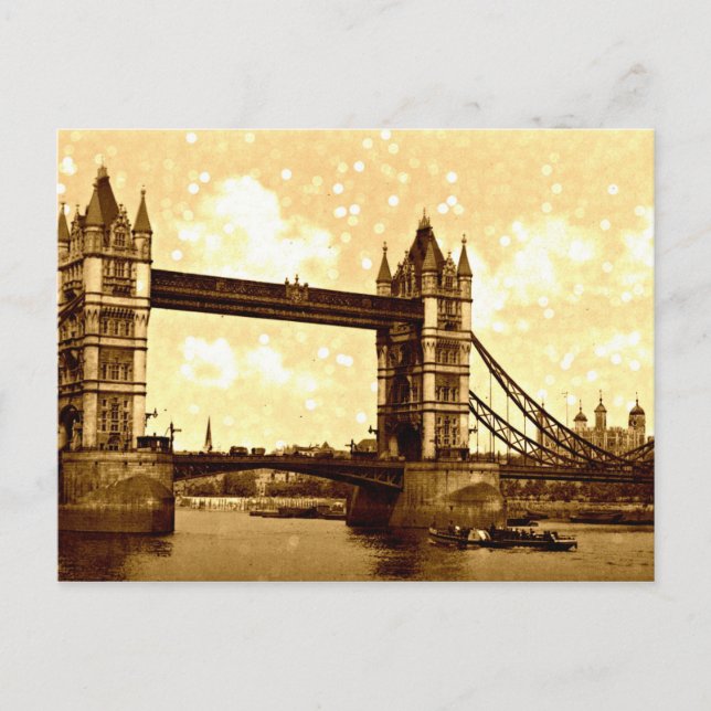 Torn Bridge London 1900 Vykort (Framsida)