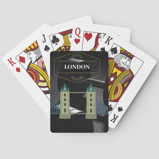 Torn Bridge London Casinokort (Baksidan)