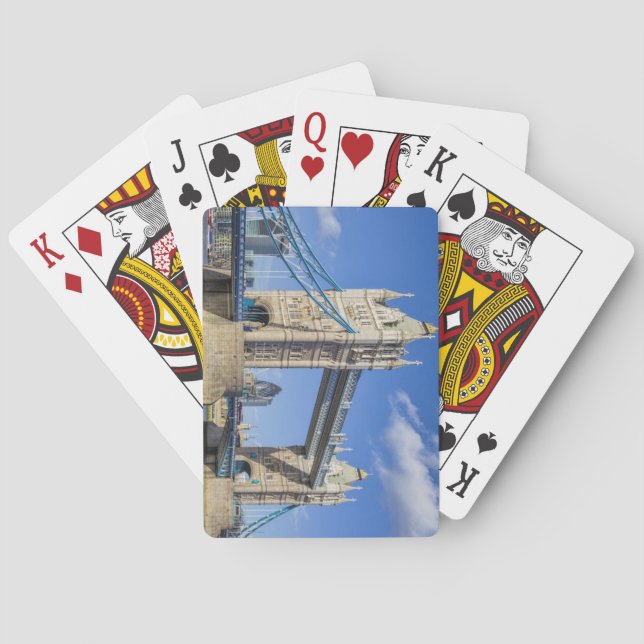Torn Bridge, London, England Casinokort (Baksidan)