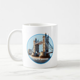 Torn Bridge London England Kaffemugg
