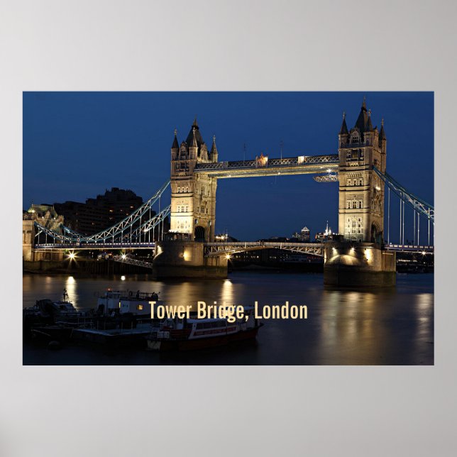 Torn Bridge, London, England Poster (Framsidan)