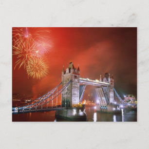 Torn Bridge London England Vykort
