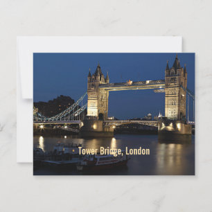 Torn Bridge, London, England Vykort