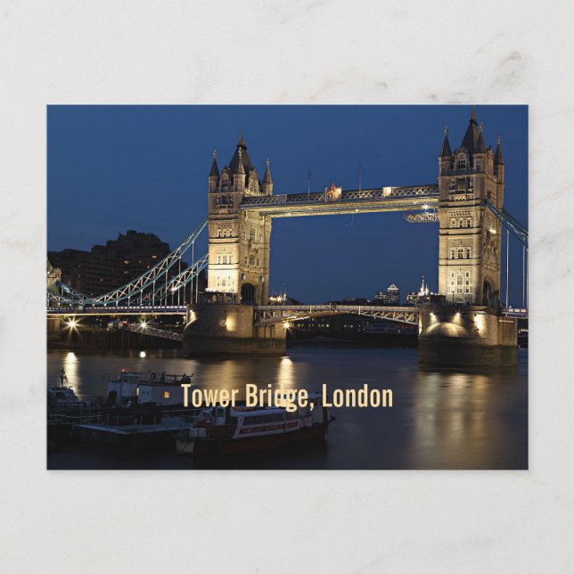 Torn Bridge, London, England Vykort (Framsida)