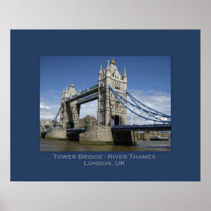 Torn Bridge, London, Förenade kungariket Poster
