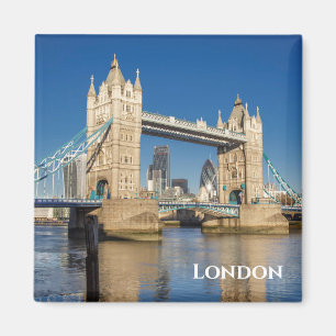 Torn Bridge London Fridge Magnet