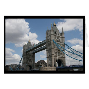 torn bridge london gräns hälsningskort