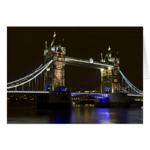 Torn Bridge London Hälsningskort